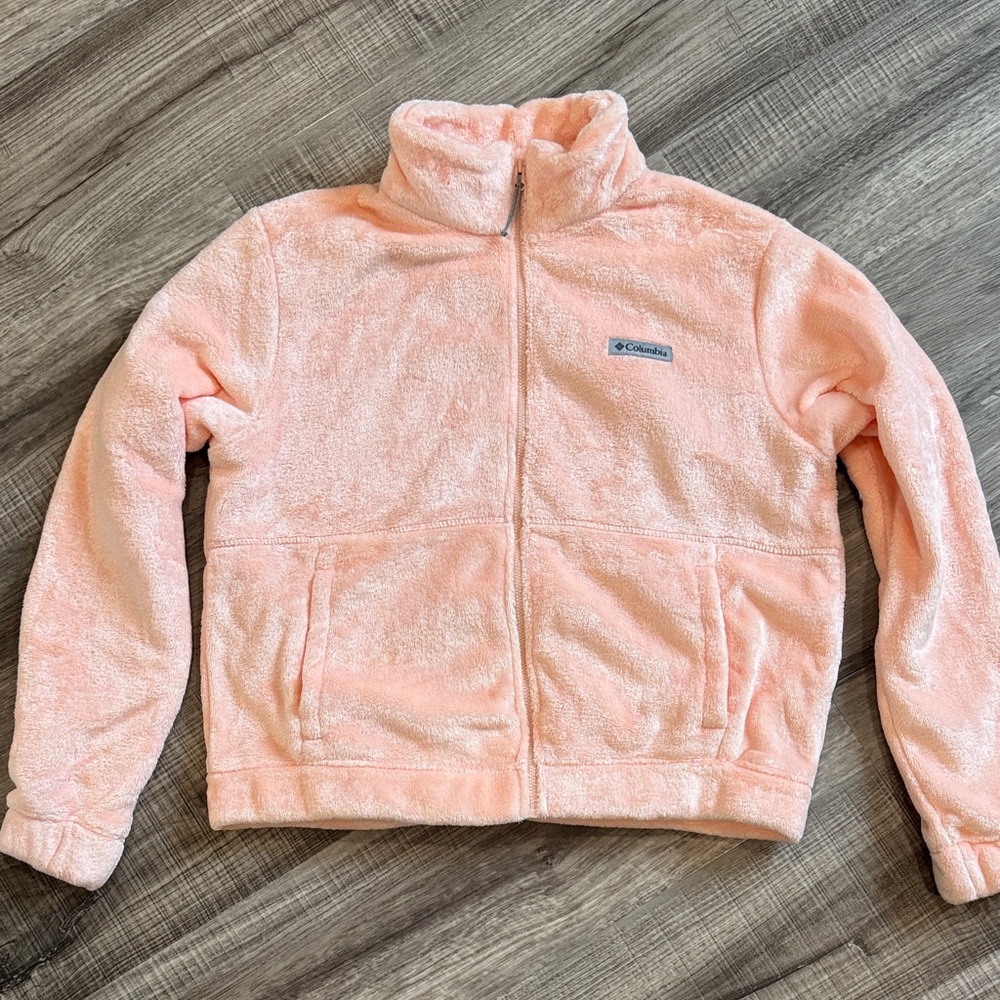 Columbia Light Peach Fleece Hoodie